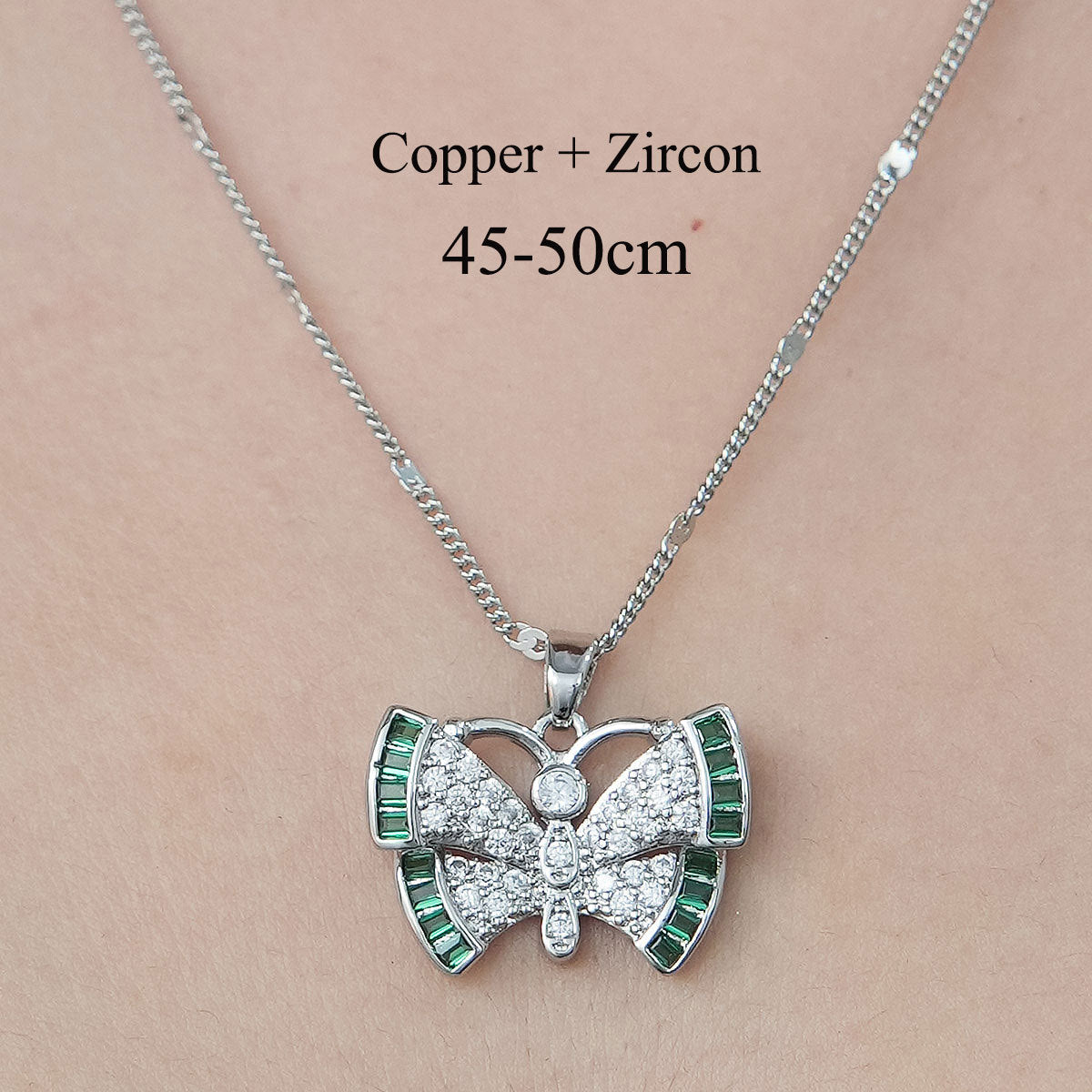 Wholesale Simple Style Butterfly Elephant Stainless Steel Titanium Steel Polishing Plating Pendant Necklace