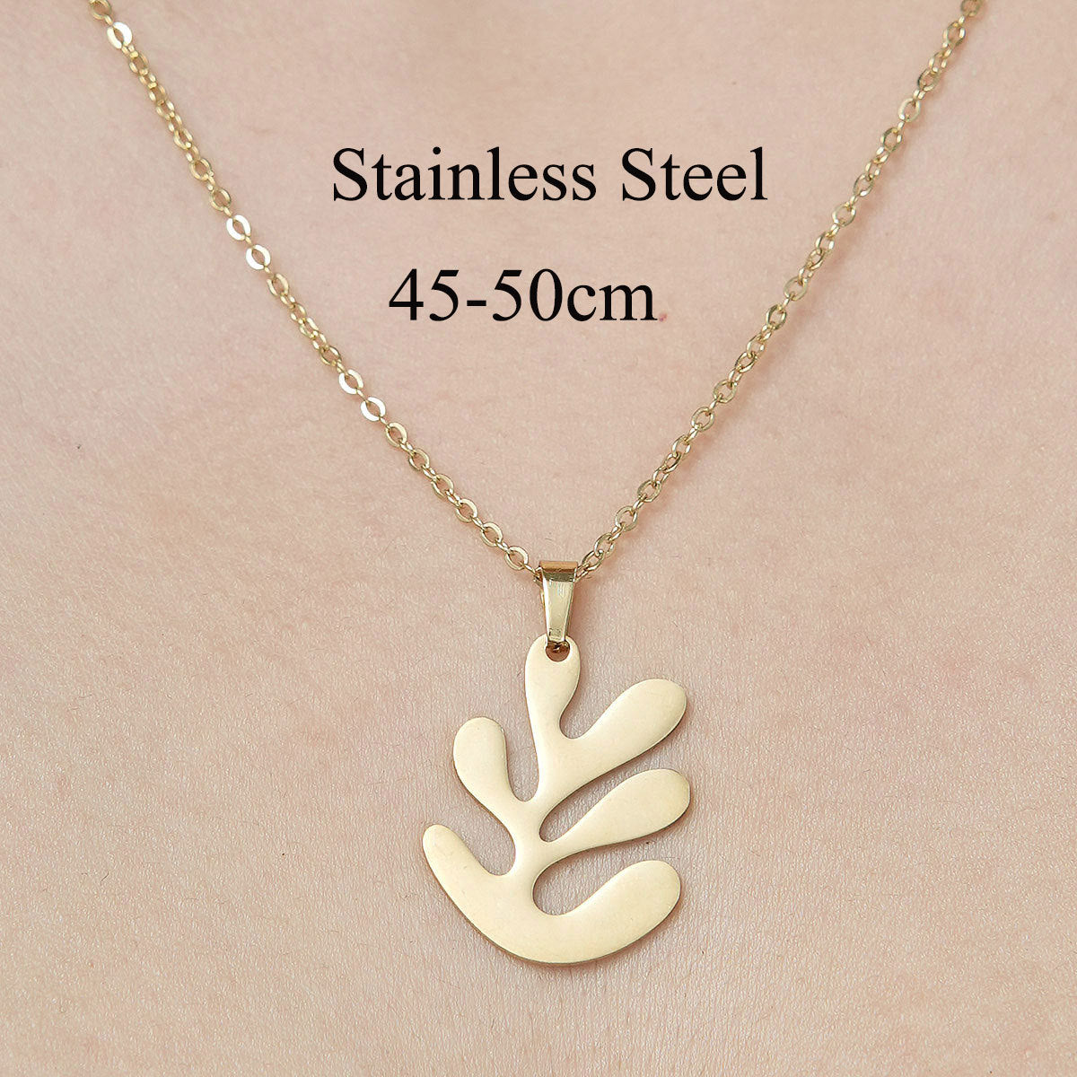 Wholesale Simple Style Clouds Devil's Eye Star Stainless Steel Titanium Steel Polishing Plating Pendant Necklace