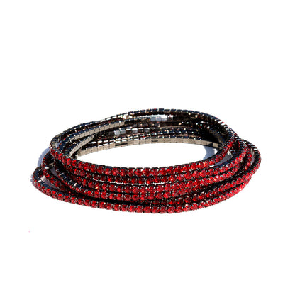 Fashion Geometric Alloy Rhinestones Women's Bracelets