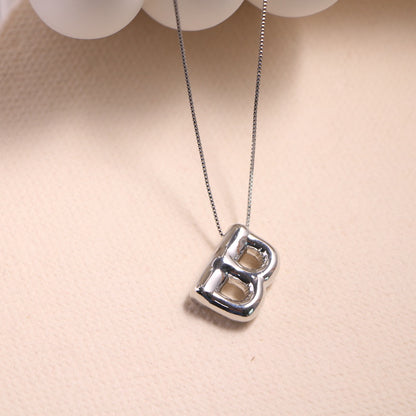 Vintage Style Letter Copper Plating Pendant Necklace