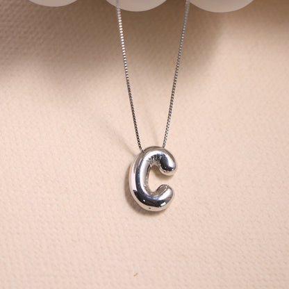 Vintage Style Letter Copper Plating Pendant Necklace