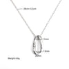 Wholesale Simple Style Heart Shape Stainless Steel Plating Hollow Out Pendant Necklace