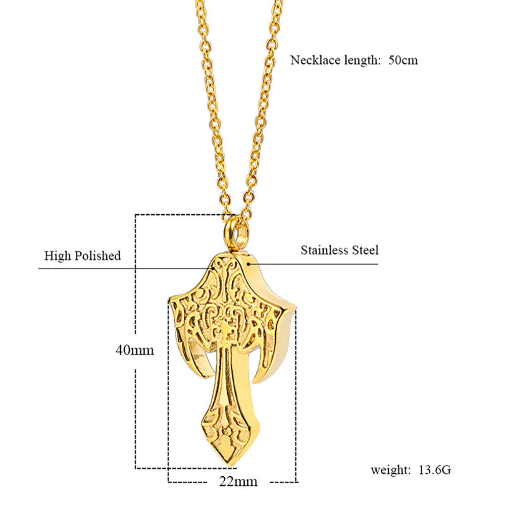 Wholesale Hip-hop Retro Solid Color Stainless Steel Plating Gold Plated Pendant Necklace