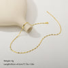 Casual Simple Style Classic Style Solid Color Copper Plating 18k Gold Plated Necklace