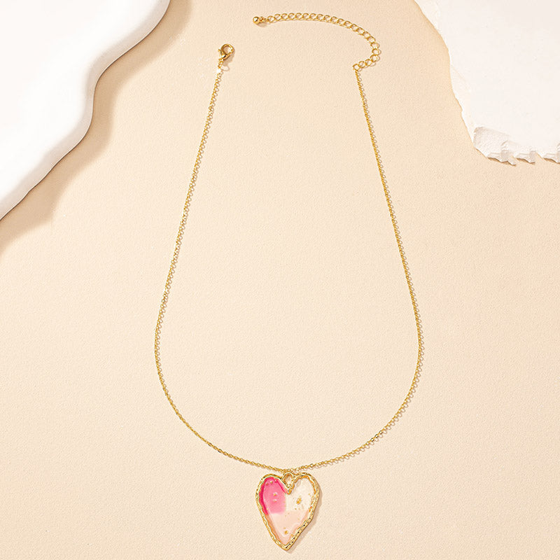 Simple Style Classic Style Heart Shape Alloy Wholesale Pendant Necklace