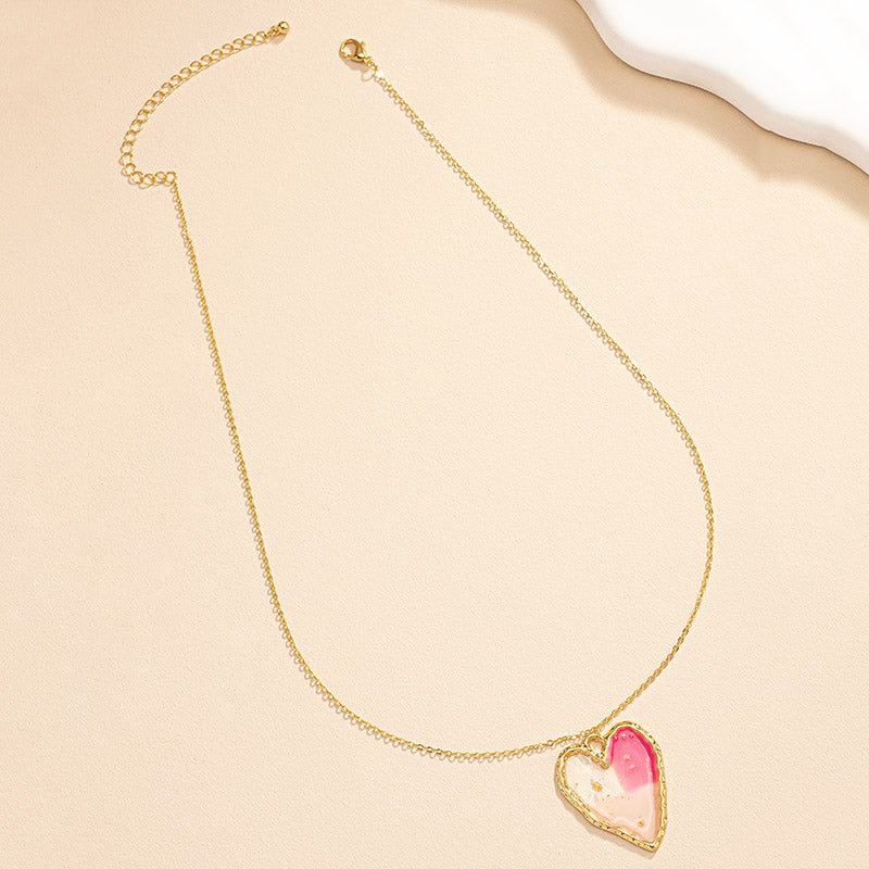 Simple Style Classic Style Heart Shape Alloy Wholesale Pendant Necklace