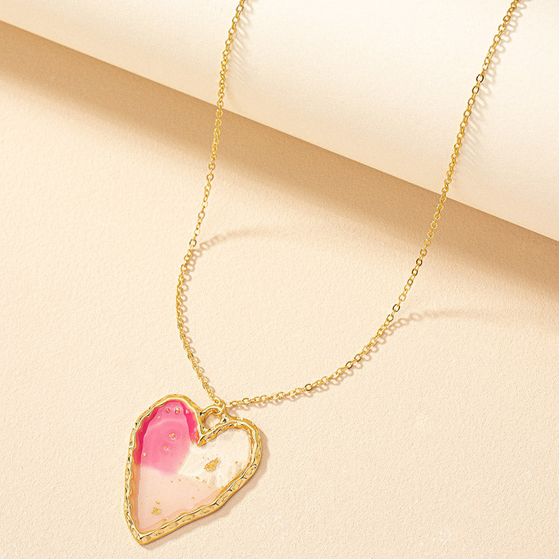 Simple Style Classic Style Heart Shape Alloy Wholesale Pendant Necklace