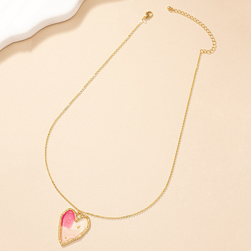 Simple Style Classic Style Heart Shape Alloy Wholesale Pendant Necklace