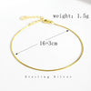 Simple Style Classic Style Solid Color Sterling Silver Plating Gold Plated Silver Plated Bracelets