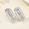 1 Pair Simple Style Classic Style Solid Color Inlay Copper Zircon Ear Cuffs