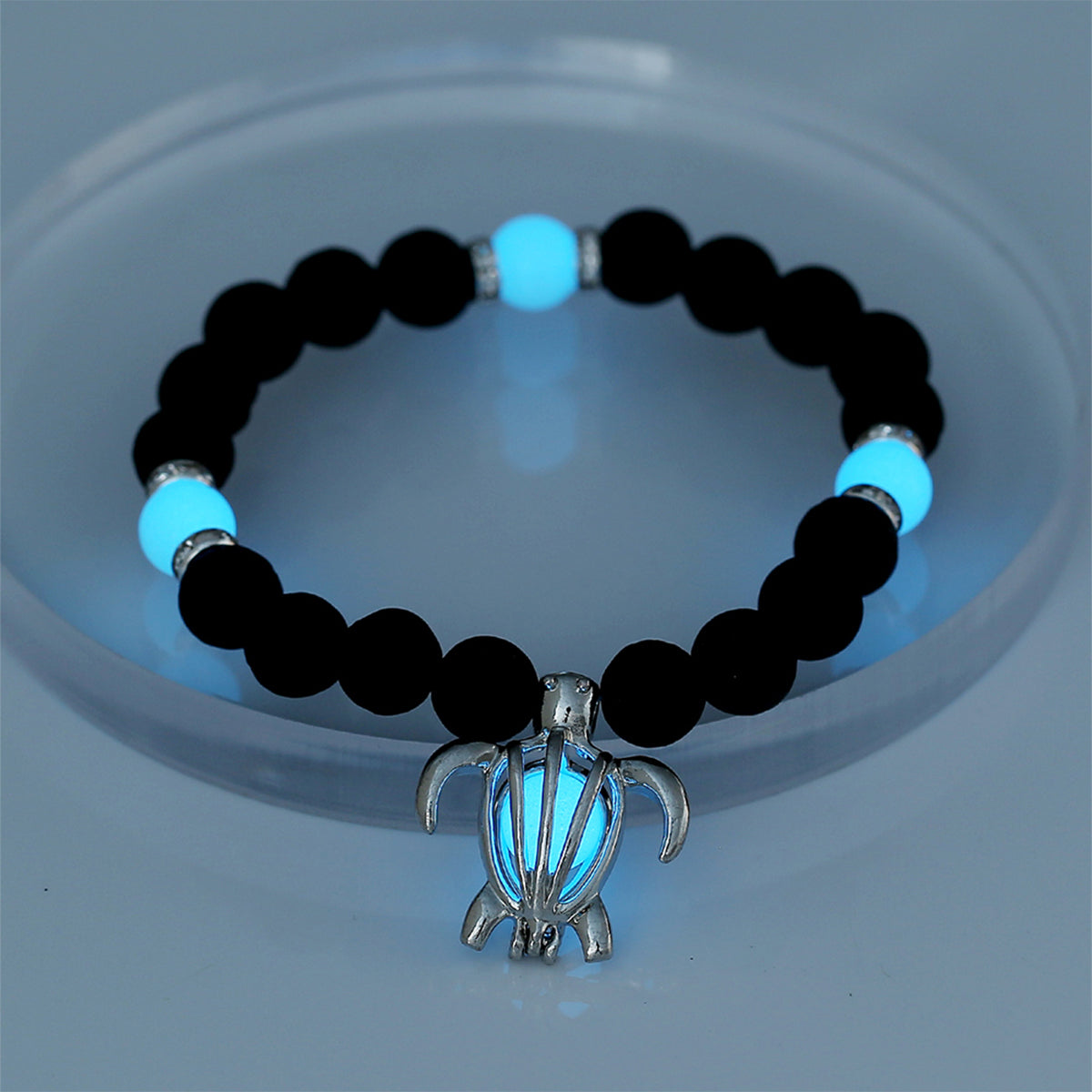 Turquoise Lotus Halloween Luminous Anklet Bracelet