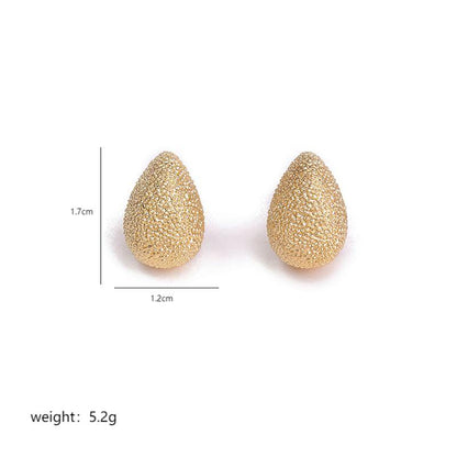 1 Pair Simple Style Commute Korean Style Moon Water Droplets Flower Copper 18K Gold Plated Silver Plated Ear Studs