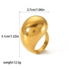 1 Pair Simple Style Solid Color Polishing Plating Stainless Steel 18k Gold Plated Ear Studs