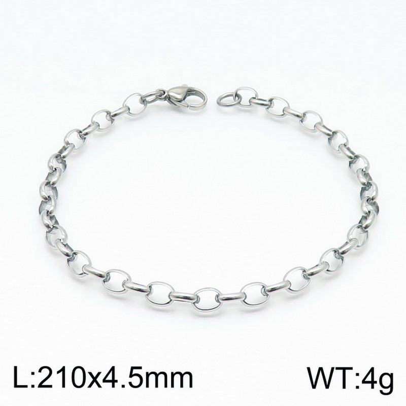 Stainless Steel O-chain Fashion Necklace Bracelet Wholesale Jewelry Gooddiy