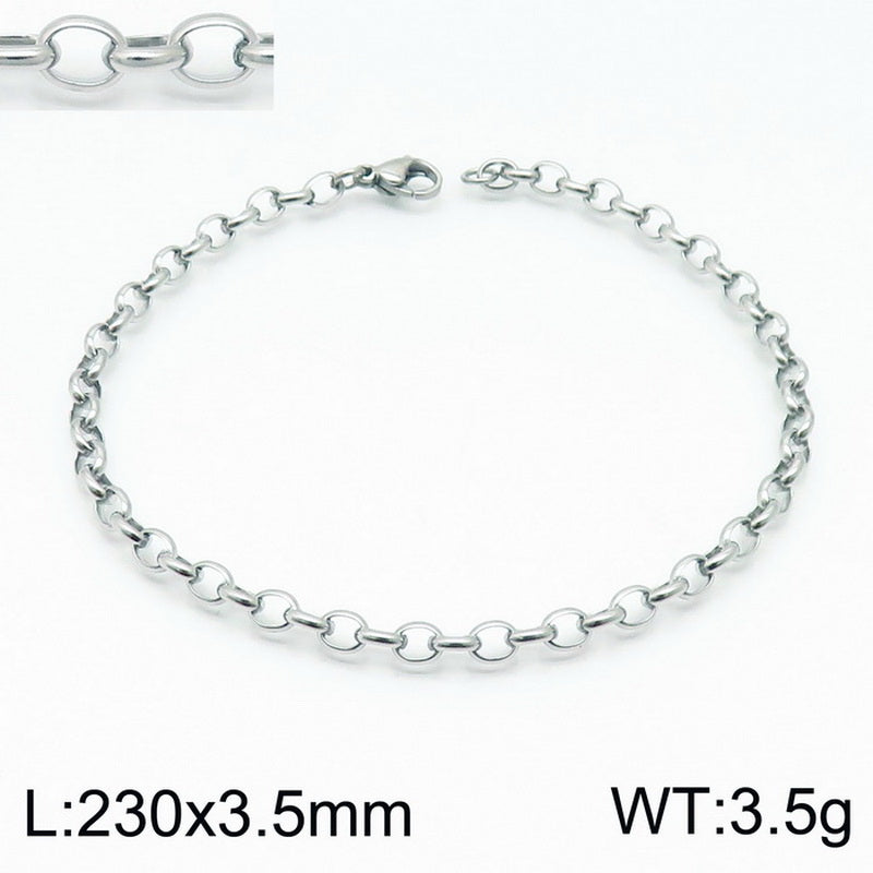 Stainless Steel O-chain Fashion Necklace Bracelet Wholesale Jewelry Gooddiy