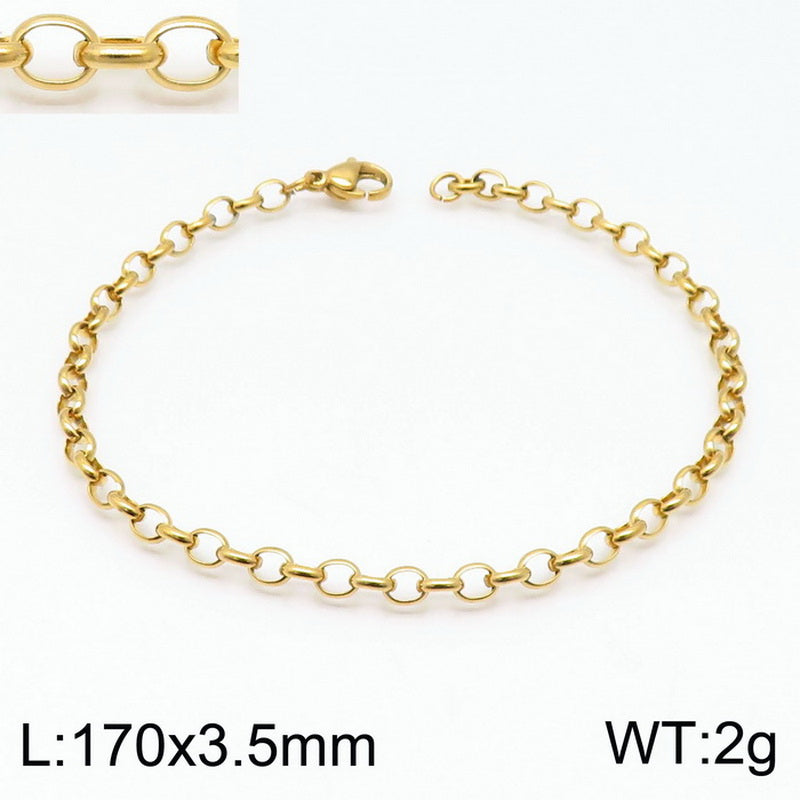 Stainless Steel O-chain Fashion Necklace Bracelet Wholesale Jewelry Gooddiy