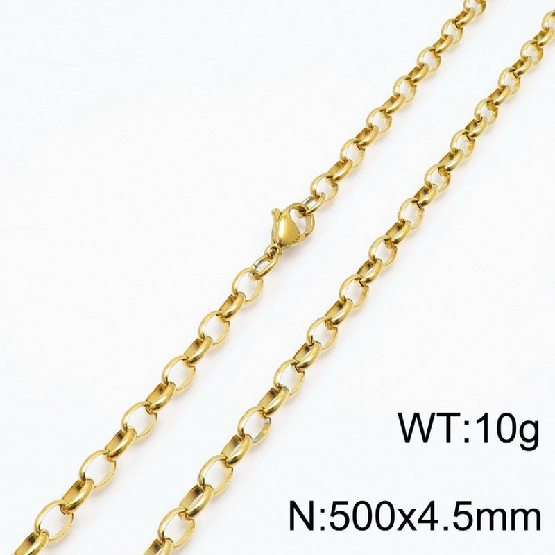 Stainless Steel O-chain Fashion Necklace Bracelet Wholesale Jewelry Gooddiy