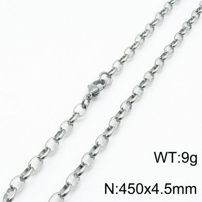 Stainless Steel O-chain Fashion Necklace Bracelet Wholesale Jewelry Gooddiy