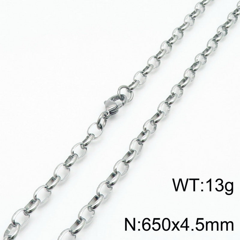 Stainless Steel O-chain Fashion Necklace Bracelet Wholesale Jewelry Gooddiy