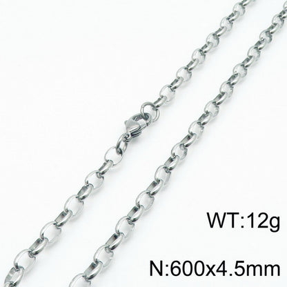 Stainless Steel O-chain Fashion Necklace Bracelet Wholesale Jewelry Gooddiy