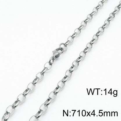 Stainless Steel O-chain Fashion Necklace Bracelet Wholesale Jewelry Gooddiy