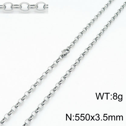 Stainless Steel O-chain Fashion Necklace Bracelet Wholesale Jewelry Gooddiy