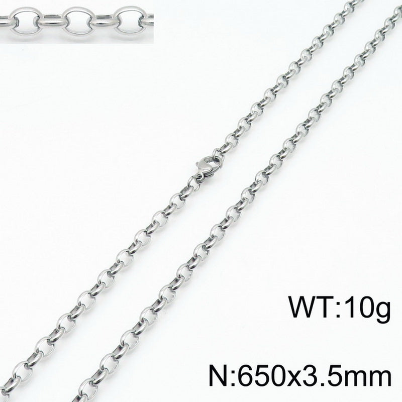 Stainless Steel O-chain Fashion Necklace Bracelet Wholesale Jewelry Gooddiy