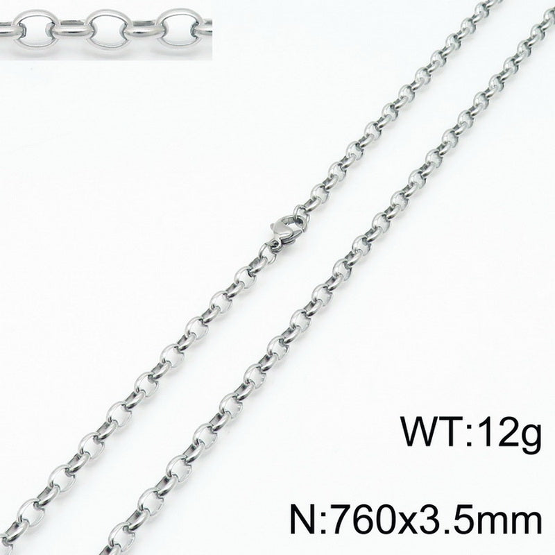 Stainless Steel O-chain Fashion Necklace Bracelet Wholesale Jewelry Gooddiy