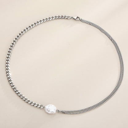 Wholesale Basic Classic Style Geometric Titanium Steel Plating Necklace