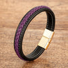 Casual Simple Style Solid Color Alloy Braid Unisex Bracelets