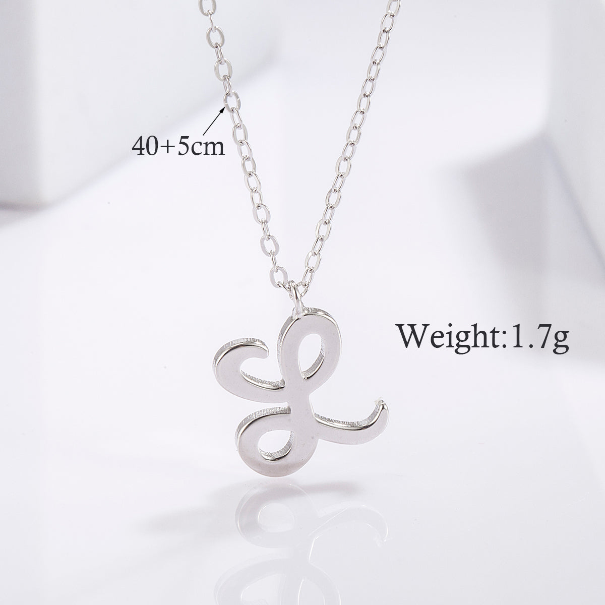 Simple Style Commute Cross Letter Sterling Silver Plating Inlay Zircon White Gold Plated Pendant Necklace