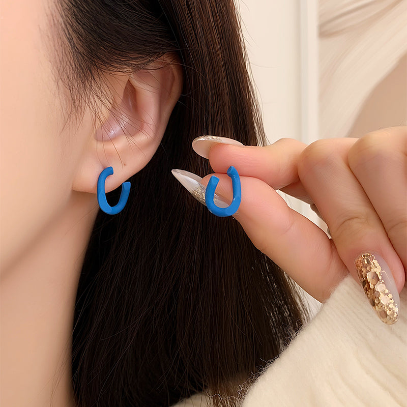 1 Pair Simple Style Geometric Alloy Ear Cuffs Ear Studs