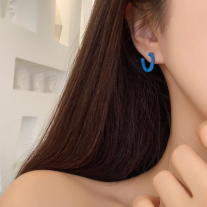 1 Pair Simple Style Geometric Alloy Ear Cuffs Ear Studs