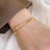 Simple Style Geometric Solid Color Stainless Steel Bracelets