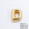 304 Stainless Steel Copper Gold Plated IG Style Simple Style Polishing Plating Letter Charms