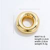 304 Stainless Steel Copper Gold Plated IG Style Simple Style Polishing Plating Letter Charms