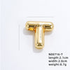 304 Stainless Steel Copper Gold Plated IG Style Simple Style Polishing Plating Letter Charms