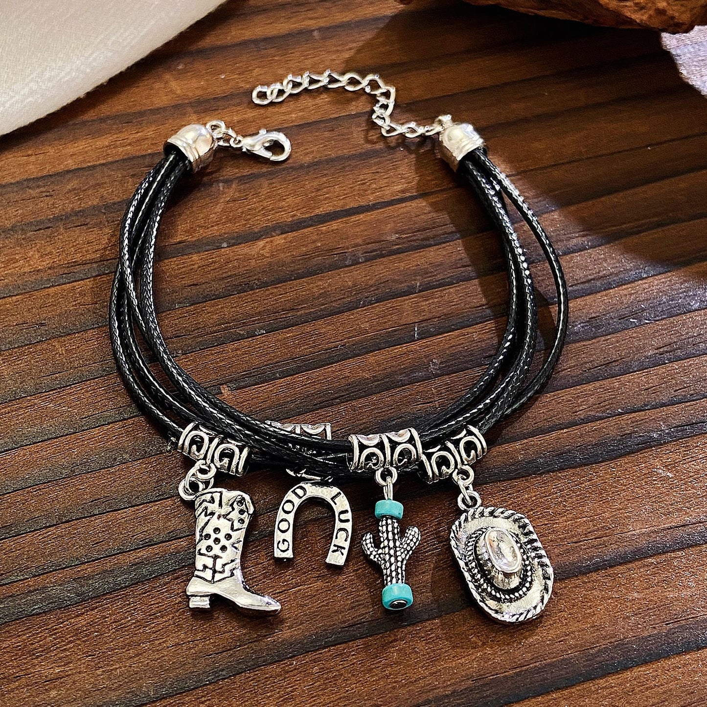 Vintage Style Wings Butterfly Boots Alloy Rope Plating Women's Bracelets
