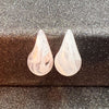 1 Pair Vintage Style Water Droplets Stoving Varnish Plastic Ear Studs