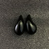 1 Pair Vintage Style Water Droplets Stoving Varnish Plastic Ear Studs