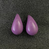 1 Pair Vintage Style Water Droplets Stoving Varnish Plastic Ear Studs