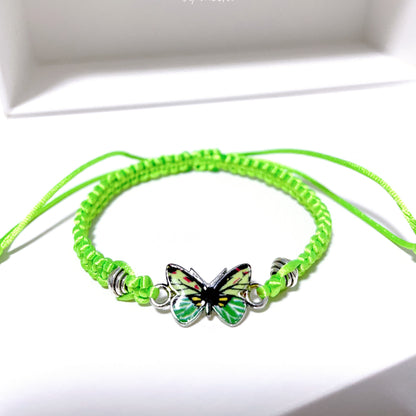 Simple Style Butterfly Alloy Plating Couple Bracelets