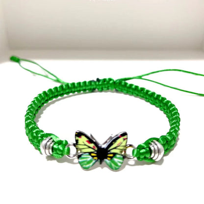 Simple Style Butterfly Alloy Plating Couple Bracelets