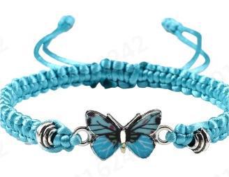 Simple Style Butterfly Alloy Plating Couple Bracelets