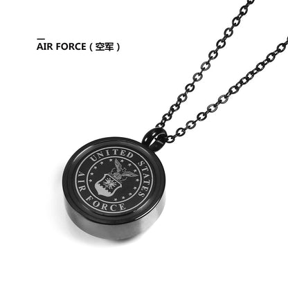 Hip-hop Retro Solid Color Stainless Steel Plating Gold Plated Pendant Necklace