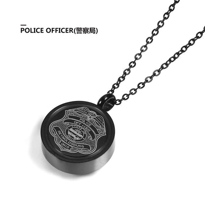 Hip-hop Retro Solid Color Stainless Steel Plating Gold Plated Pendant Necklace