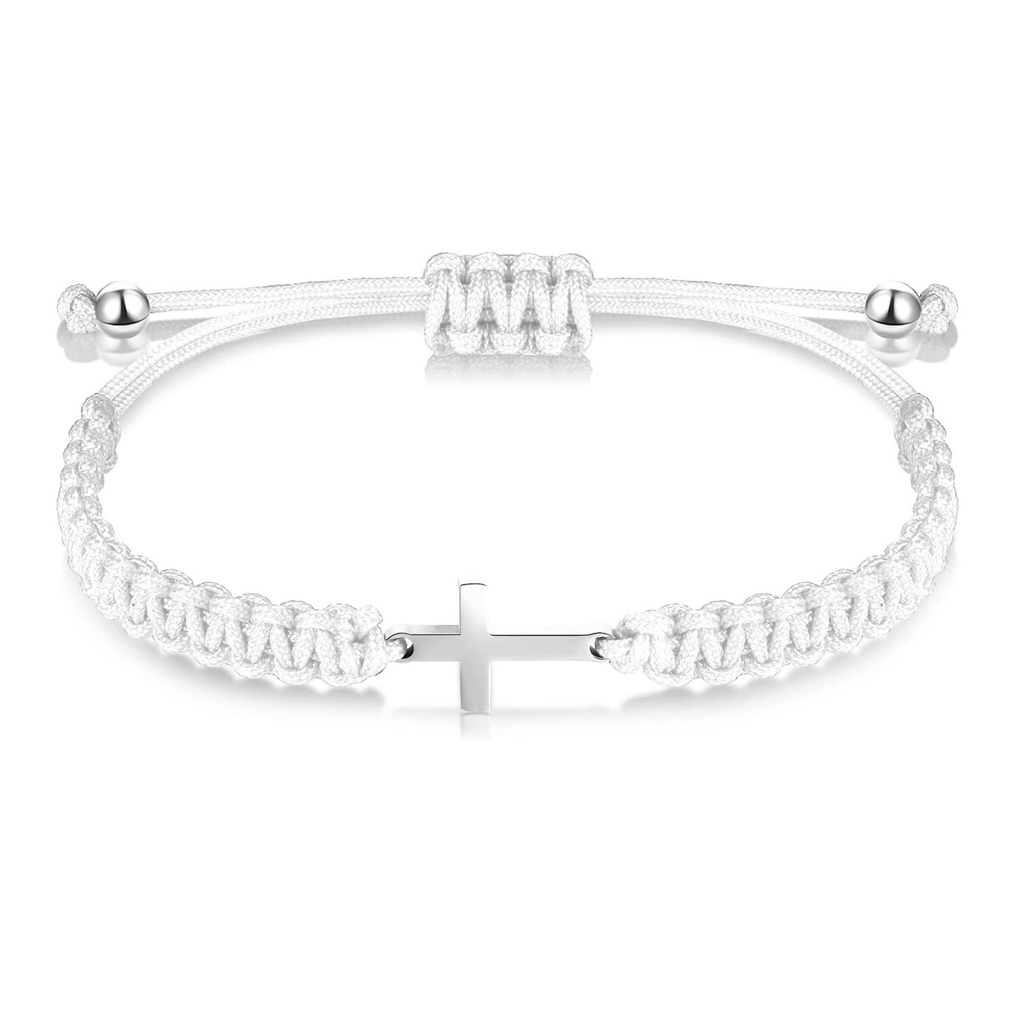 Retro Cross Stainless Steel Rope Bracelets