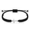 Retro Cross Stainless Steel Rope Bracelets