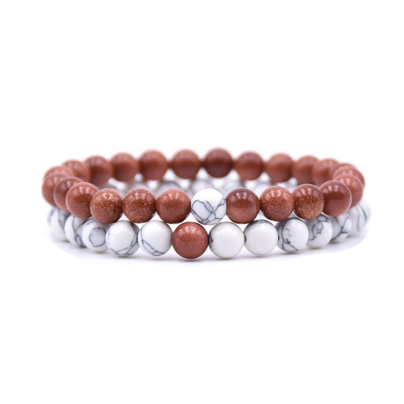 Unisex Natural Stone Copper Bracelets &amp; Bangles Nhyl126056