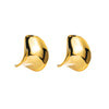 1 Pair Modern Style Simple Style Solid Color Copper Ear Studs